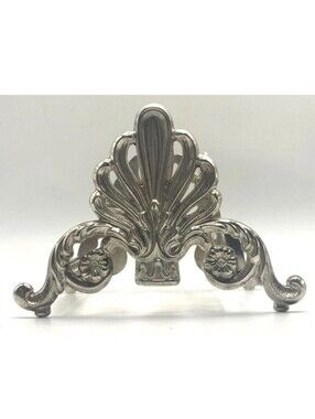 Silver-Plated Knife Rest, 12 Slots, Italy, William Adams, Victorian Style